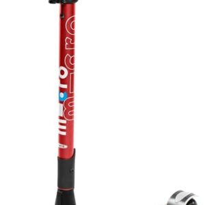 Micro Maxi Micro Deluxe Foldable LED Red | Scooter for Kids | Kids Scooter | Scooter with LED Wheels