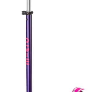 Micro Maxi ™ Deluxe Pro LED | Children's Kick Scooter | 5 - 7 Years | Purple | LED Front Wheels | He