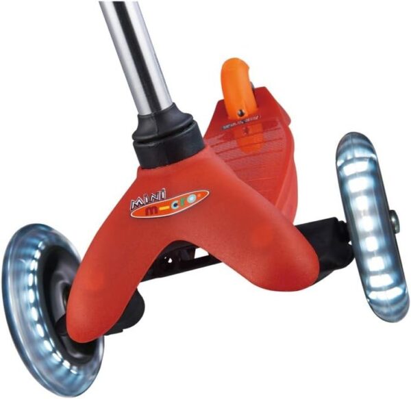 Micro Scooters - Mini Classic Red |Swiss Designed| Scooter for Kids | Kids Scooter | Scooter with LE - Image 3