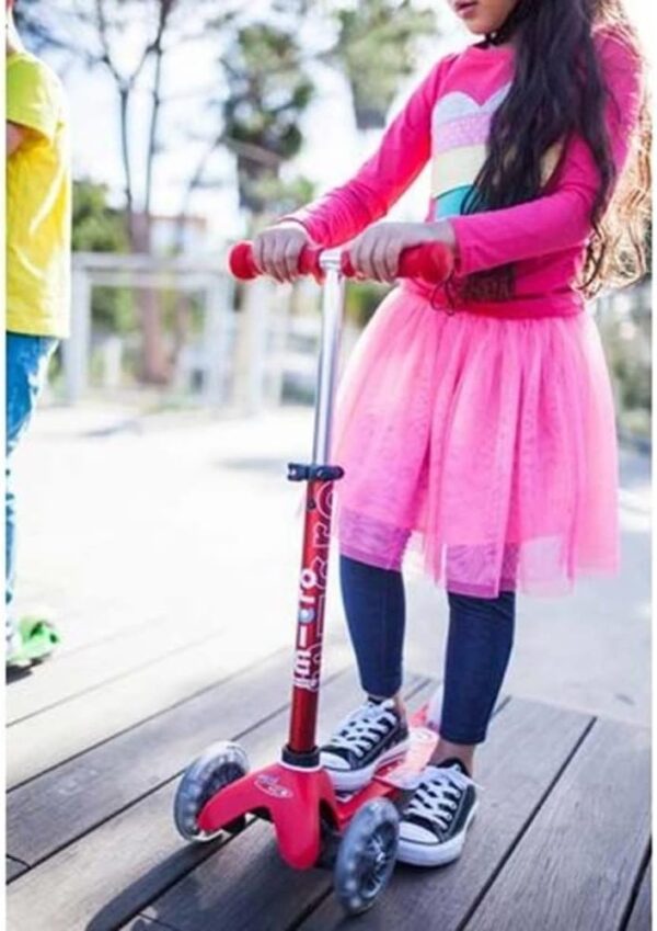 Micro Scooters - Mini Classic Red |Swiss Designed| Scooter for Kids | Kids Scooter | Scooter with LE - Image 2