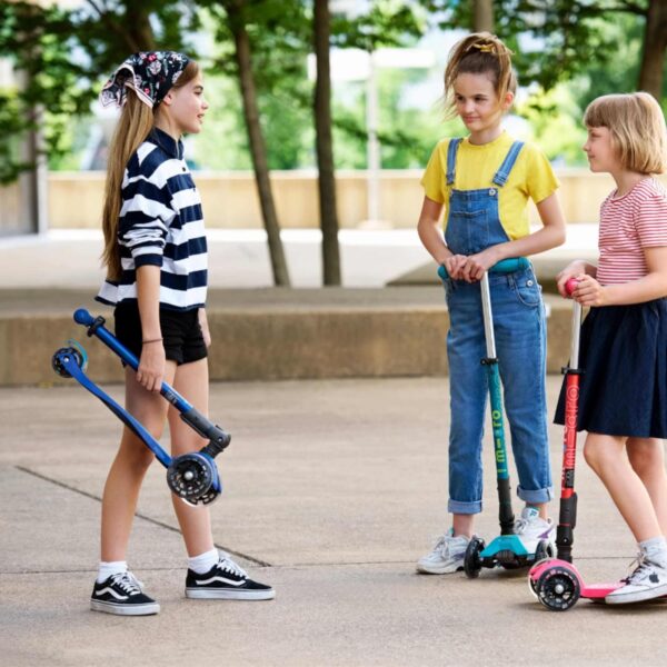 Micro Scooters | Maxi Micro Deluxe LED Foldable| Handlebar Adjustable | Lightweight | Foldable Mecha - Image 5