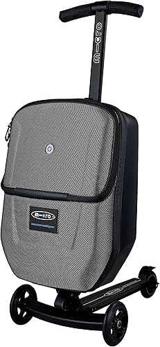Micro Mobility Micro Luggage 3.0, Men’s Luggage- Suitcase, Black,