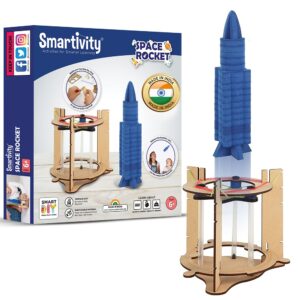 Smartivity Space Rocket STEM Toy, Educational & Construction Based DIY Fun Activity Game for Kids 6 to 14, Birthday Gifts for Boys & Girls, Learn Science Engineering Project