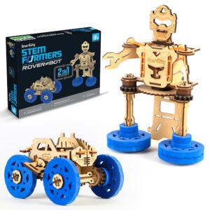 Smartivity STEMFormers Rover Bot STEM STEAM Educational DIY Building Construction Activity Toy Game Kit, Easy Instructions, Experiment, Play, Learn Science Engineering Project 6+2-in-1