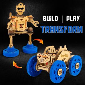 Smartivity STEMFormers Rover Bot STEM STEAM Educational DIY Building Construction Activity Toy Game Kit, Easy Instructions, Experiment, Play, Learn Science Engineering Project 6+2-in-1 - Image 2