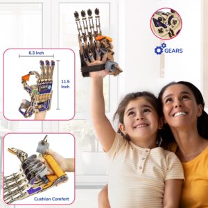 Smartivity Mechanical Hand Set Educational DIY Toy, Blue/beige - Image 4