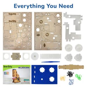Smartivity Microscope 100x Zoom STEM DIY Fun Game for Kids Age 8 to 14 Years Old Toy for Boys & Girls Age 8-10-12 | Science Based Education & Construction Activity Kit - Image 5