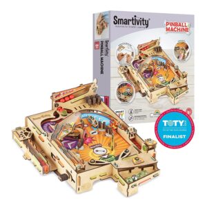 Smartivity iWorld Australia Pinball Machine Educational DIY Toy, Yellow, Multicolor
