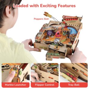 Smartivity iWorld Australia Pinball Machine Educational DIY Toy, Yellow, Multicolor - Image 5