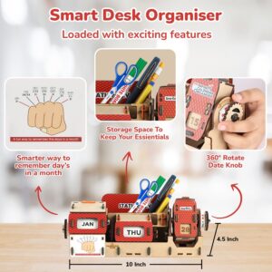 Smartivity Infinity Calendar Organizer Stem DIY Fun Toy, Best Gift For Boys & Girls age 8-14, Educational Activity Game For Kids - Image 2