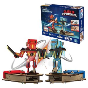 Smartivity STEM DIY Fun Fighting/Battle Game, Multiplayer | Gift for Boys & Girls 6 to 14 | Best Arcade Game for Kids