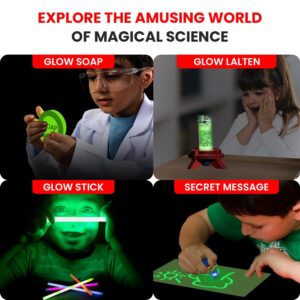 Smartivity Magic Glow in The Dark Science Experiment Kit for Kids 6-14 | Birthday Gifts for Boys & Girls | Chemistry Kit for Age 6-8-10-12-14 Years - Image 2