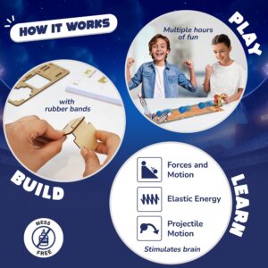 Smartivity 3in1 Basketball, Soccer, Bowling I Indoor Sports Game for Kids 6-12 Years Old I for Boys & Girls | DIY STEM Toy for Kids 6,7,8,9,10,11,12, Years I Wooden Construction Kit - Image 4