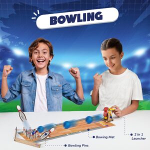 Smartivity 3in1 Basketball, Soccer, Bowling I Indoor Sports Game for Kids 6-12 Years Old I for Boys & Girls | DIY STEM Toy for Kids 6,7,8,9,10,11,12, Years I Wooden Construction Kit - Image 6