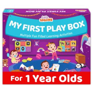 Smartivity 5in1 Montessori Play Box for 1+ Years Boys & Girls | 5 Educational Activities | Birthday Gift for 1+ Year Old Kids I Brain Boosting Toy, Builds - Motor, Shapes, Matching Skills