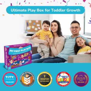 Smartivity 5in1 Montessori Play Box for 1+ Years Boys & Girls | 5 Educational Activities | Birthday Gift for 1+ Year Old Kids I Brain Boosting Toy, Builds - Motor, Shapes, Matching Skills - Image 6