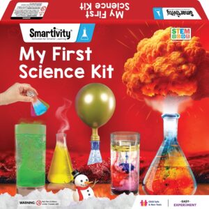 Smartivity My First Science Experiment Kit for Kids 6-8-10-12-14 Years I 50+ Amazing Science Experiments | Birthday Gift for Boys & Girls | Educational Toy for Kids 6 7,8,9,10,11,12,13,14 Years Old
