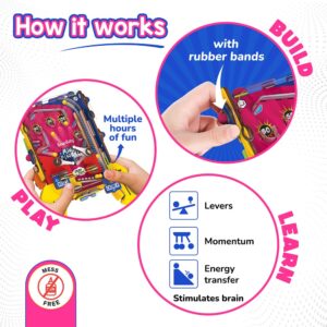 Smartivity DIY Pocket Pinball Handheld Game for Kids Ages 6-7-8-9-10-11-12 Years|Hand-Held Exciting Arcade Game I Birthday Gift for Unisex|DIY Science Toy 6-12 Years Old I Screen Free Play Multicolor - Image 2