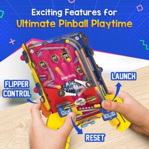 Smartivity DIY Pocket Pinball Handheld Game for Kids Ages 6-7-8-9-10-11-12 Years|Hand-Held Exciting Arcade Game I Birthday Gift for Unisex|DIY Science Toy 6-12 Years Old I Screen Free Play Multicolor - Image 3