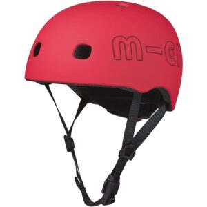 Micro PC Helmet Red M Kids Helmet | Bike Helmets | Kick Scooter Helmets | Sports Helmet for Kids Boys and Girls of Age 3-7 Years with Adjustable Straps - Image 4