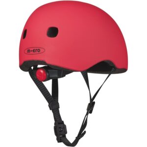 Micro PC Helmet Red M Kids Helmet | Bike Helmets | Kick Scooter Helmets | Sports Helmet for Kids Boys and Girls of Age 3-7 Years with Adjustable Straps - Image 5