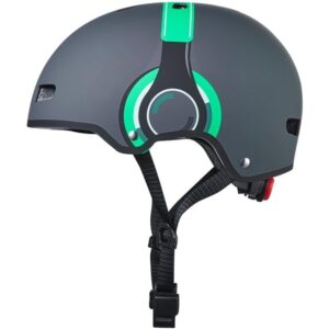 Micro Helmet Headphone Green M Kids Helmet | Bike Helmets | Kick Scooter Helmets | Sports Helmet for Kids Boys and Girls of Age 6-15 Years with Adjustable Straps - Image 3