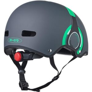 Micro Helmet Headphone Green M Kids Helmet | Bike Helmets | Kick Scooter Helmets | Sports Helmet for Kids Boys and Girls of Age 6-15 Years with Adjustable Straps - Image 4