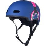 Micro Helmet Headphone Pink M Kids Helmet | Bike Helmets | Kick Scooter Helmets | Sports Helmet for Kids Boys and Girls of Age 6-15 Years with Adjustable Straps