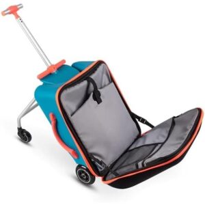 Micro Kickboard - Luggage Eazy - Foldable and Ride-able Swiss-Designed Luggage Case Carry-on for Kids, Ages 18 Months and Up (Ocean Blue) - Image 5