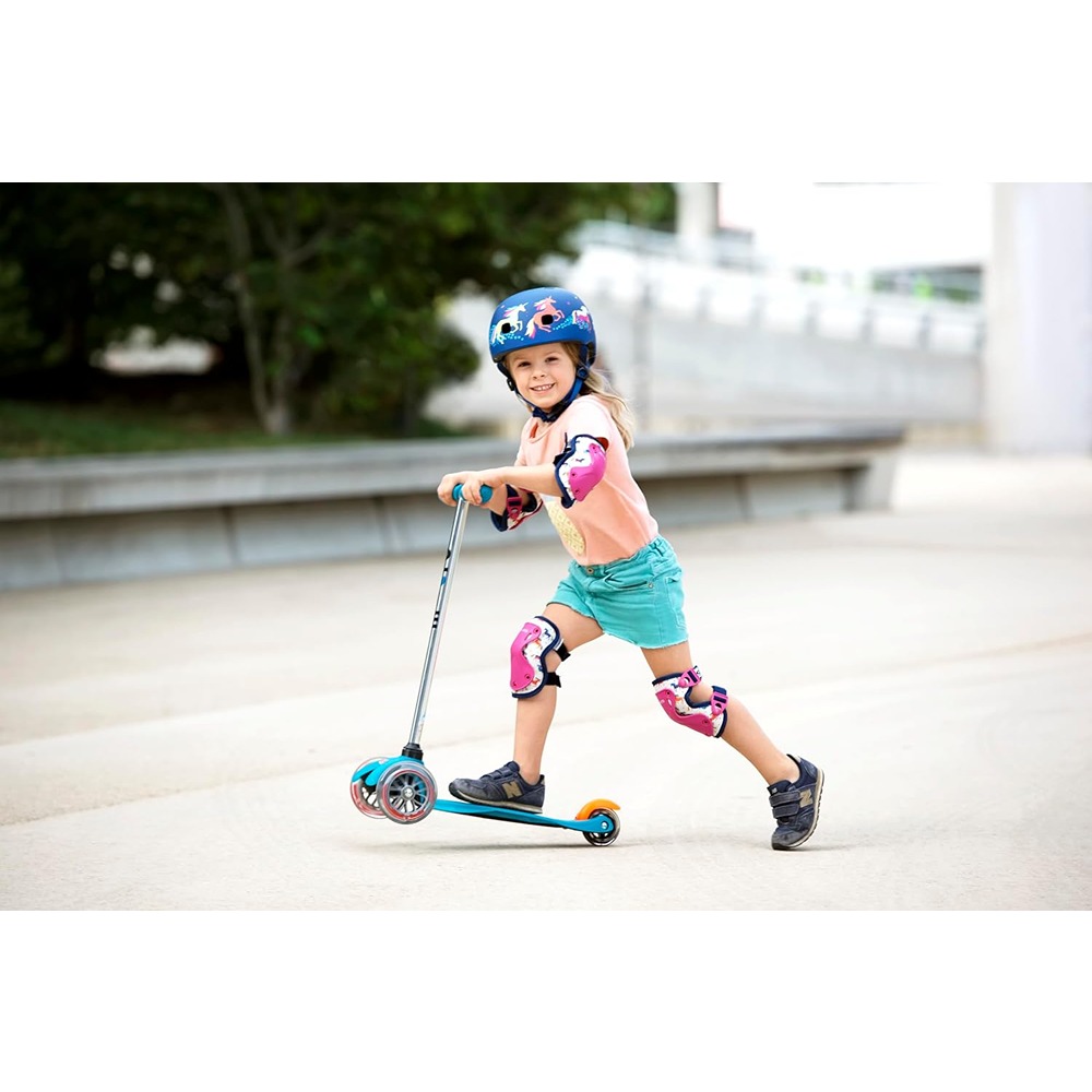 Micro Mini Classic Scooters Aqua with LED Wheels |Swiss Designed| Scooter for Kids | Kids Scooter | Scooter for Kids 2-5 Years - Image 3