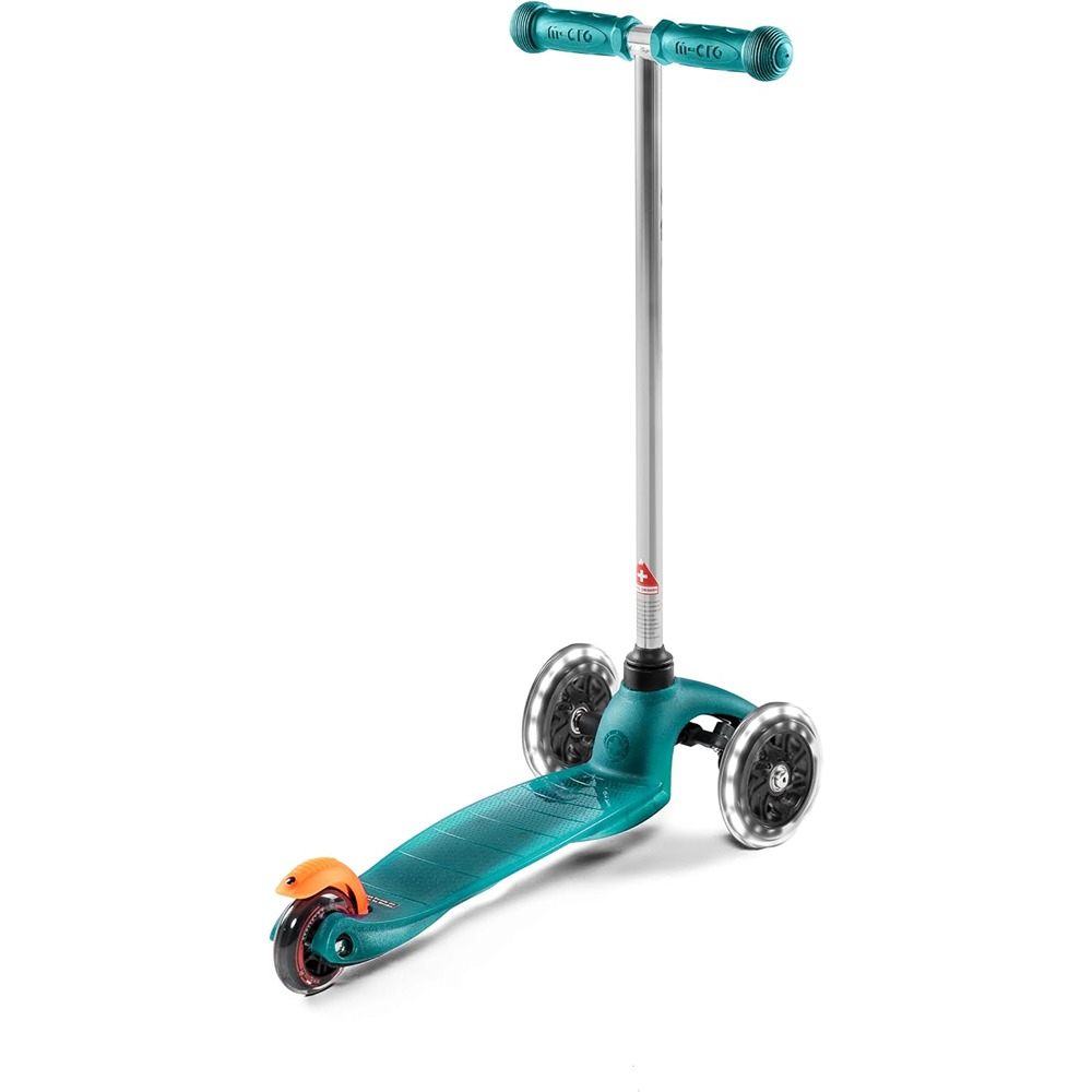 Micro Mini Classic Scooters Aqua with LED Wheels |Swiss Designed| Scooter for Kids | Kids Scooter | Scooter for Kids 2-5 Years - Image 6