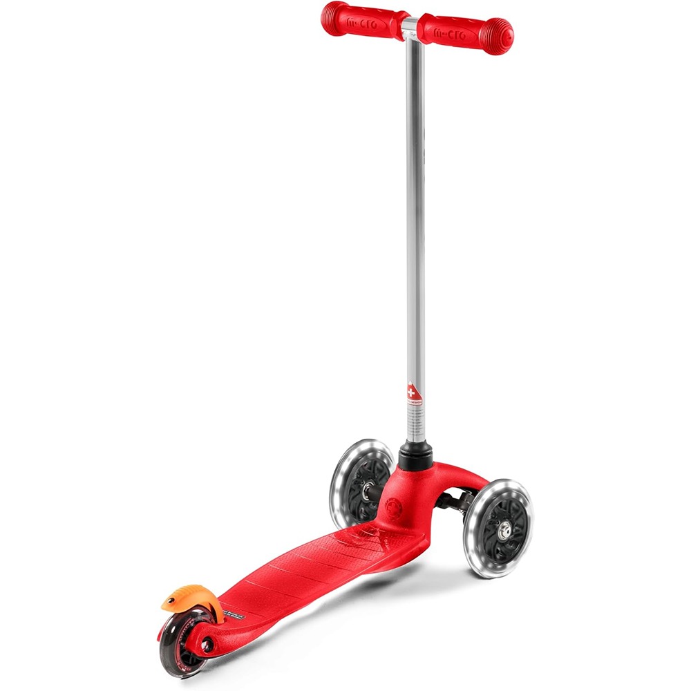 Micro Mini Classic Scooters Red with LED Wheels |Swiss Designed| Scooter for Kids | Kids Scooter | Scooter for Kids 2-5 Years - Image 6