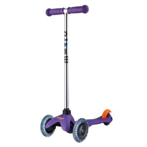 Micro Mini Classic Scooters Purple with LED Wheels |Swiss Designed| Scooter for Kids | Kids Scooter | Scooter for Kids 2-5 Years