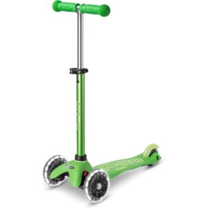 Micro Scooters - Mini Deluxe with LED Wheels |Adjustable Handlebar |3 Wheels |Max Load 50KG | Scooter for Kids | Kids Scooter | Scooter with LED Wheels | Scooter for Kids 2-5 Years