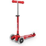 Micro Scooters - Mini Deluxe with LED Wheels |Adjustable Handlebar |3 Wheels |Max Load 50KG | Scooter for Kids | Kids Scooter | Scooter with LED Wheels | Scooter for Kids 2-5 Years