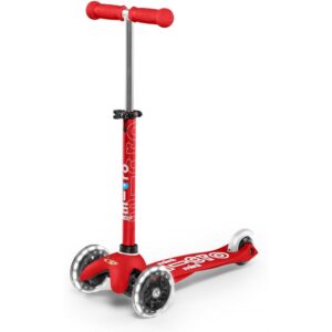 Micro Scooters - Mini Deluxe with LED Wheels |Adjustable Handlebar |3 Wheels |Max Load 50KG | Scooter for Kids | Kids Scooter | Scooter with LED Wheels | Scooter for Kids 2-5 Years