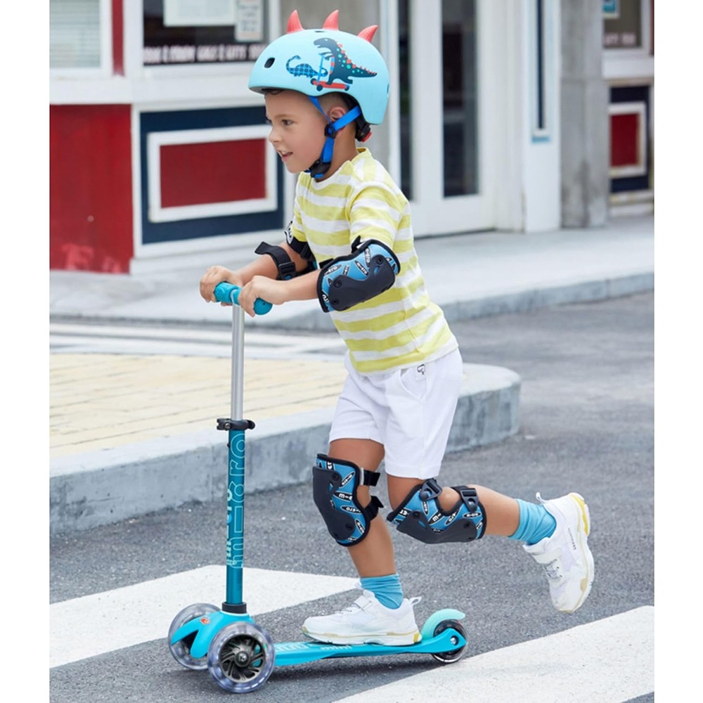 Micro Scooters - Mini Deluxe with LED Wheels |Adjustable Handlebar |3 Wheels |Max Load 50KG | Scooter for Kids | Kids Scooter | Scooter with LED Wheels | Scooter for Kids 2-5 Years - Image 2