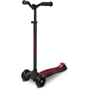 Micro Kickboard - Maxi Deluxe Pro Kick Scooter - Smooth-Gliding, 3-Wheeled, Lean-to-Steer Design with Fat, Stable Wheels and Chopper-Style Handlebars for Ages 5-12
