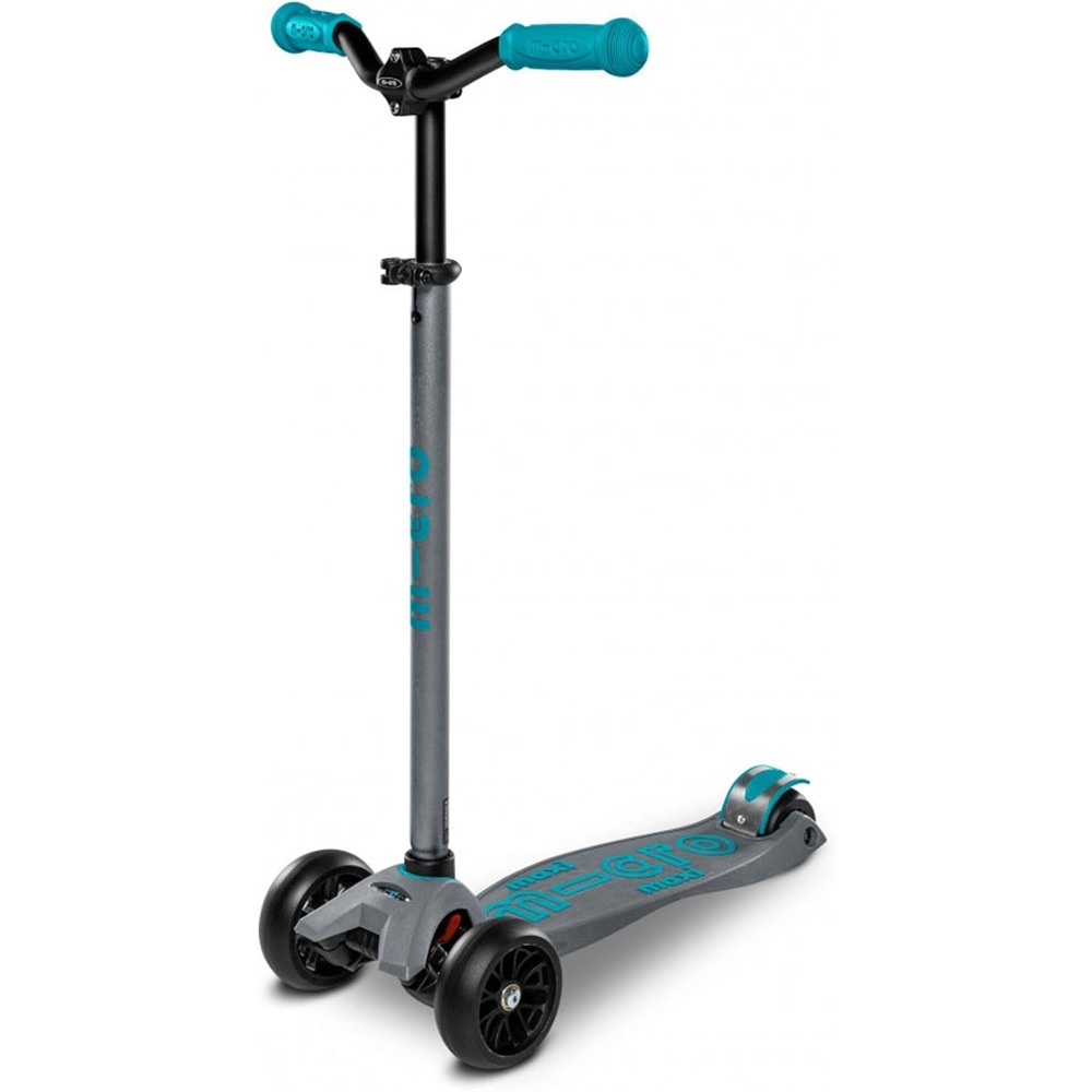 Micro Kickboard - Maxi Deluxe Pro Kick Scooter - Smooth-Gliding, 3-Wheeled, Lean-to-Steer Design with Fat, Stable Wheels and Chopper-Style Handlebars for Ages 5-12