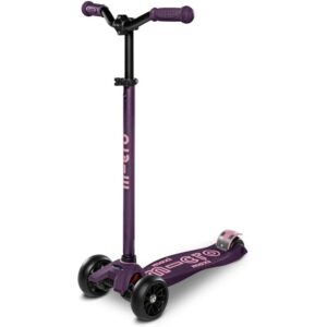 Micro Kickboard - Maxi Deluxe Pro Kick Scooter - Smooth-Gliding, 3-Wheeled, Lean-to-Steer Design with Fat, Stable Wheels and Chopper-Style Handlebars for Ages 5-12