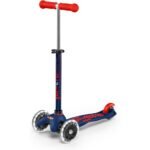 Micro Scooters - Mini Deluxe with LED Wheels |Adjustable Handlebar |3 Wheels |Max Load 50KG | Scooter for Kids | Kids Scooter | Scooter with LED Wheels | Scooter for Kids 2-5 Years