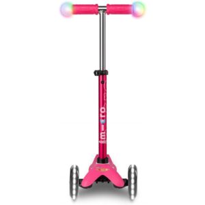 Micro Scooters | Mini Micro Magic Children's Scooter | Light Up Handlebar | Lightweight | Boys & Girls | 2-5yrs | Pink - Image 5