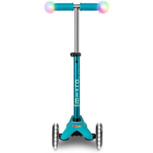 Micro Scooters | Mini Micro Magic Children's Scooter | Light Up Handlebar | Lightweight | Boys & Girls | 2-5yrs | Aqua - Image 5