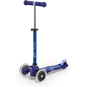 Micro Scooters - Mini Deluxe with LED Wheels |Adjustable Handlebar |3 Wheels |Max Load 50KG | Scooter for Kids | Kids Scooter | Scooter with LED Wheels | Scooter for Kids 2-5 Years