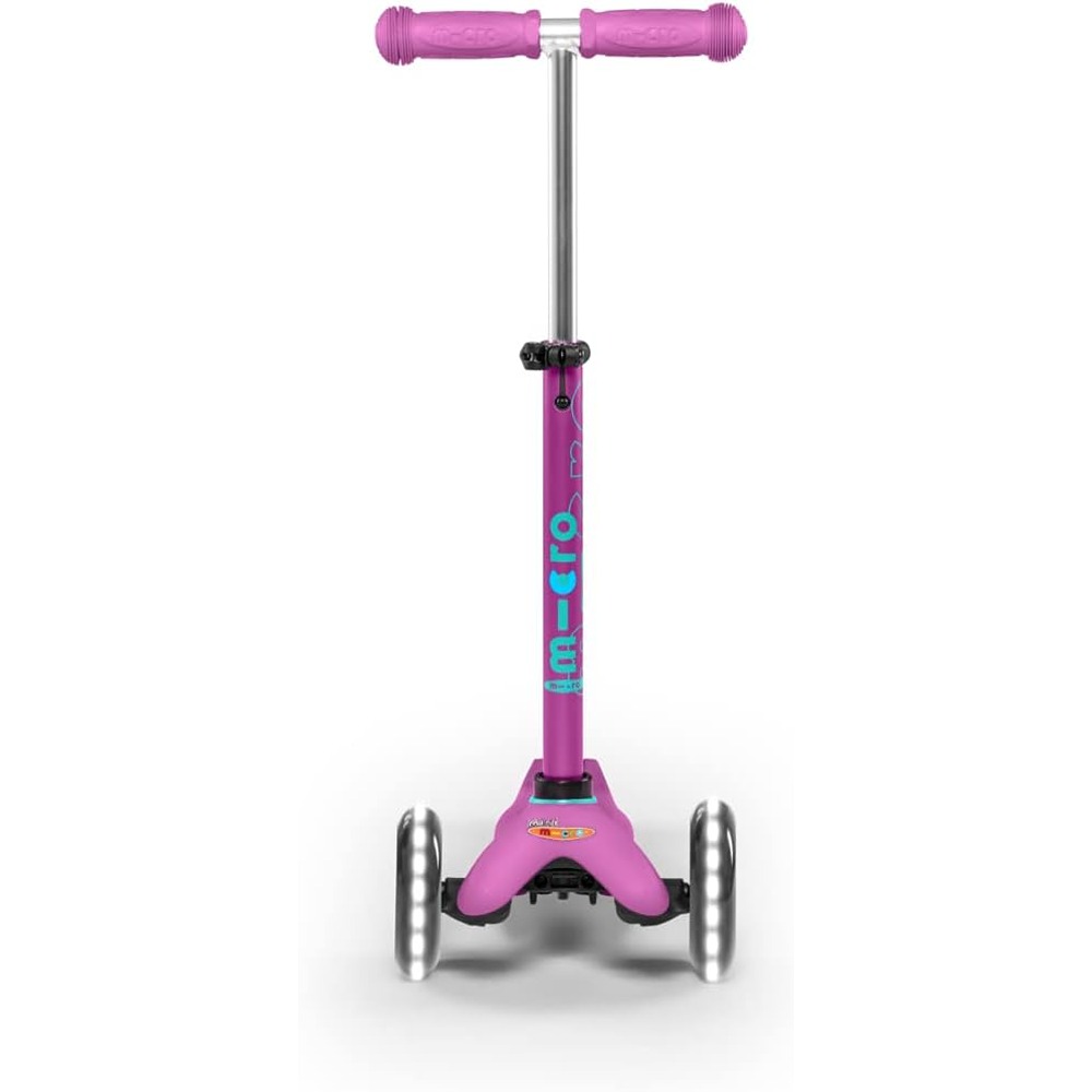 Micro Scooters - Mini Deluxe with LED Wheels |Adjustable Handlebar |3 Wheels |Max Load 50KG | Scooter for Kids | Kids Scooter | Scooter with LED Wheels | Scooter for Kids 2-5 Years - Image 3