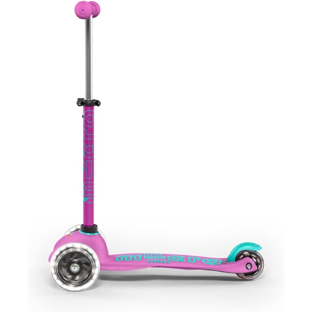 Micro Scooters - Mini Deluxe with LED Wheels |Adjustable Handlebar |3 Wheels |Max Load 50KG | Scooter for Kids | Kids Scooter | Scooter with LED Wheels | Scooter for Kids 2-5 Years - Image 4