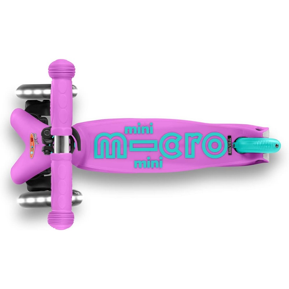 Micro Scooters - Mini Deluxe with LED Wheels |Adjustable Handlebar |3 Wheels |Max Load 50KG | Scooter for Kids | Kids Scooter | Scooter with LED Wheels | Scooter for Kids 2-5 Years - Image 6