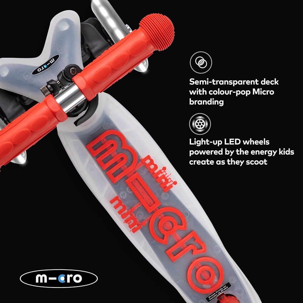 Micro Mini Deluxe Flux LED, The Original, Children's Scooter from 2 Years, Includes LED Wheels, Boys and Girls 2-5 Years - Image 3