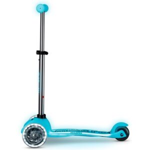 Micro Scooters | Mini Micro Deluxe LED Children's Scooter Aqua | Handlebar Adjustable | Light Up Wheels | Glow In The Dark | Boys & Girls | 2-5yrs - Image 6