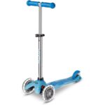 Micro® | Mini Deluxe Glow LED Scooter 3 Wheels Kids | Glow in the Dark | Wheels with LED Lighting | Fun and Safety | 2-5 Years